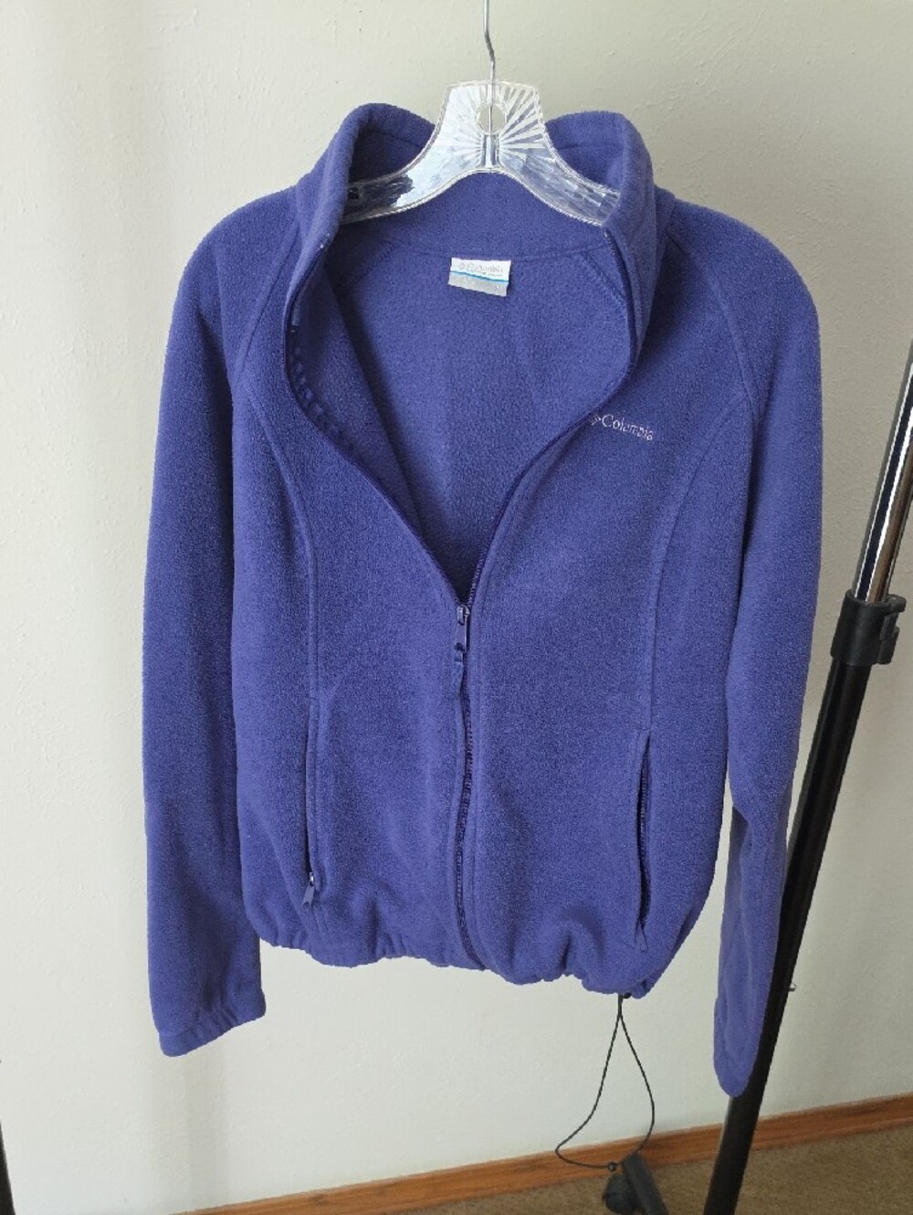 Columbia Women's Deep Purple Full-Zip Fleece Jacket XL - Picture 8 of 13